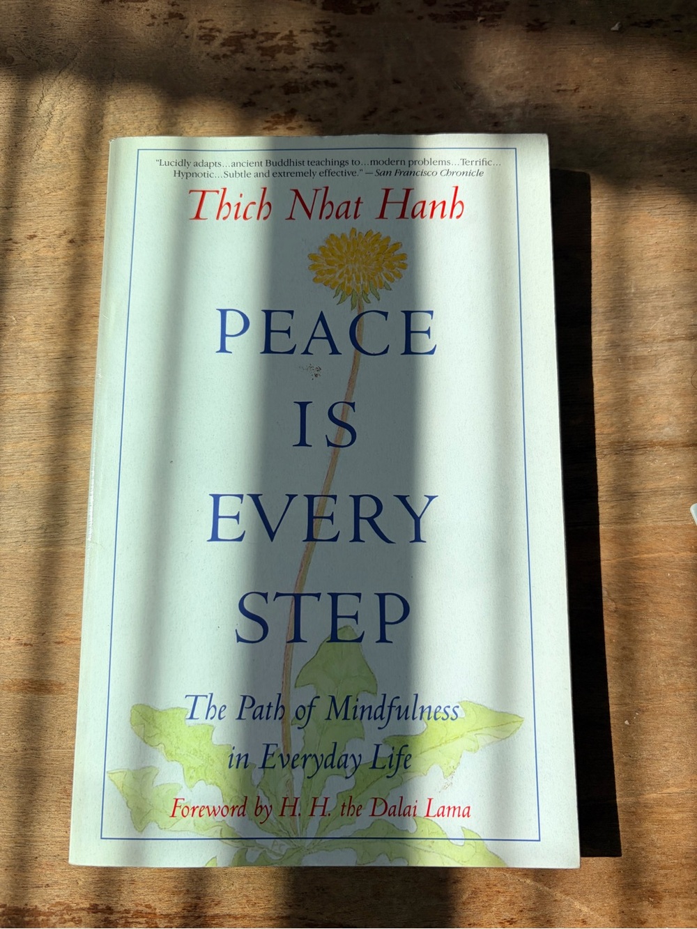 Thich Nhat Hanh Peace Is Every Step Mindfulness Meditation Buddhism Book